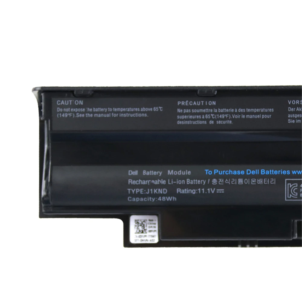 Batterie J1KND authentique pour ordinateur portable, pour DELL Inspiron N4010 N3010 N3110 N4050 N4110 N5010 N5010D N5110 N7010 N7110 M501 M501R M511, nouveau