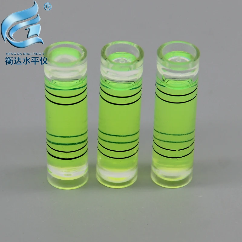 100pcs 9.5*34mm Spirit level Bubble Plastic Mini Level level measurement instrument Round level bubble