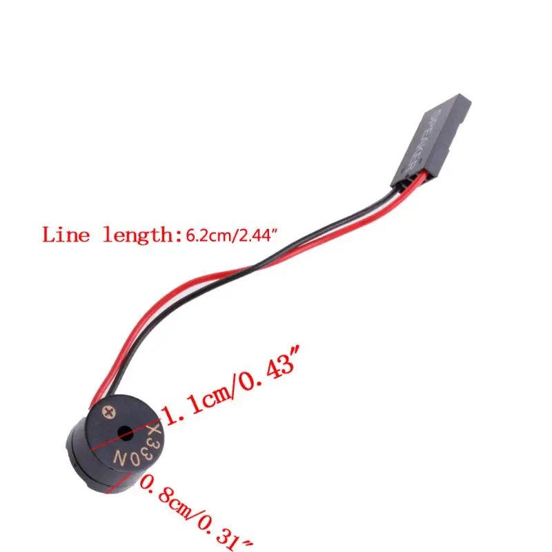 Hot Miniปลั๊กลำโพงสำหรับPCเมนบอร์ดคอมพิวเตอร์กรณีBuzzerบอร์ดBeep Alarm WXTB