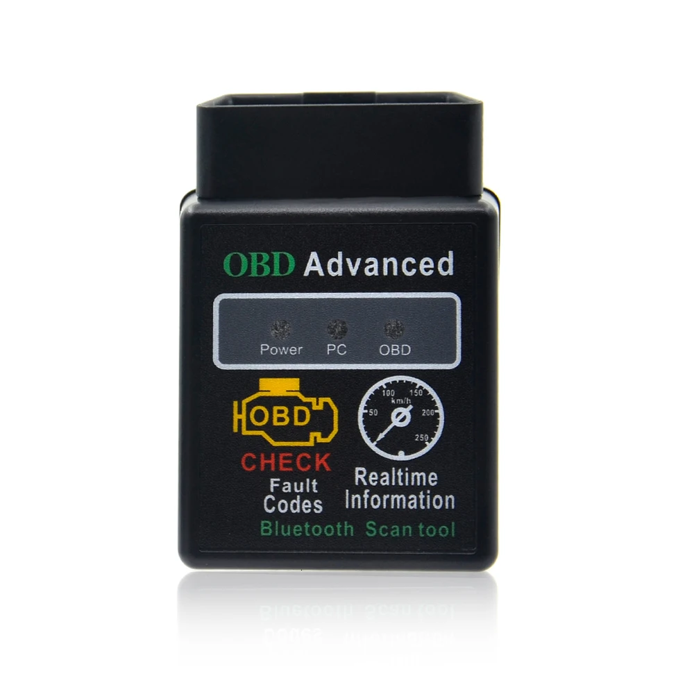 HHobd Chip 25k80 Version 1.5 ELM327 HH OBD Advanced OBDII OBD2 Bluetooth Mini ELM327 Wireless Converter Scanner