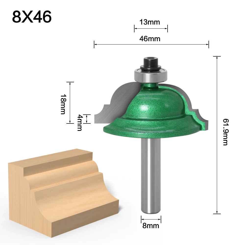 1Pc 8mm Shank classical bit Line knife Router Bit -  Line knife Woodworking cutter Tenon Cutter for Woodworking Tools