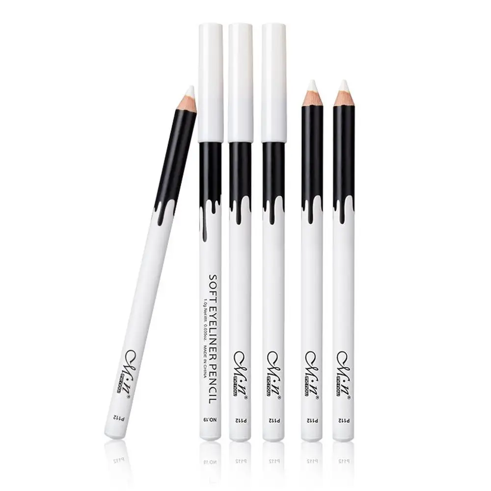 New Women Girls White Eyeliner Pen Pencil Eyeshadow Hightlighter Waterproof Female Lip Pigment Pen Make Up Tools p112