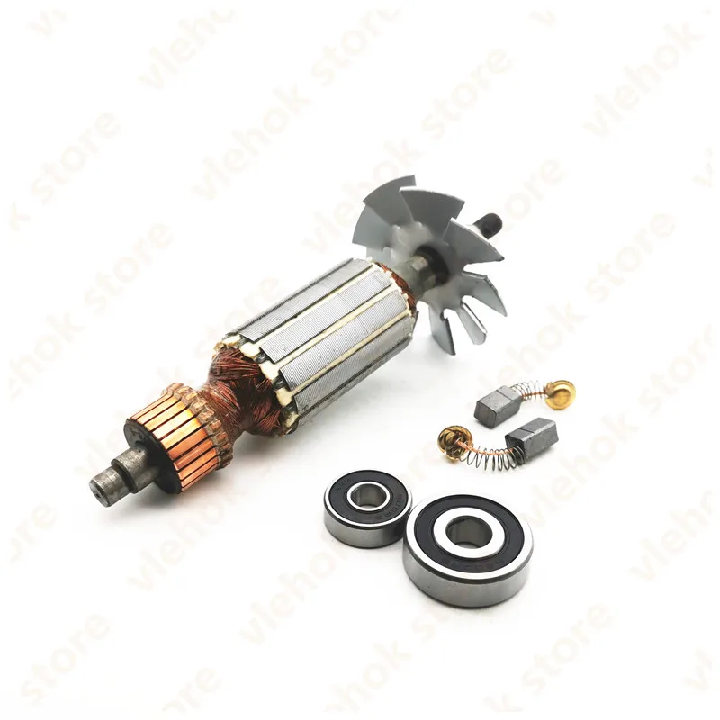 AC220-240V Armature Rotor Replace For HITACHI F20 P20SB 958697E P20SBK Engine Portable Planer Motor Power Tool Accessories part