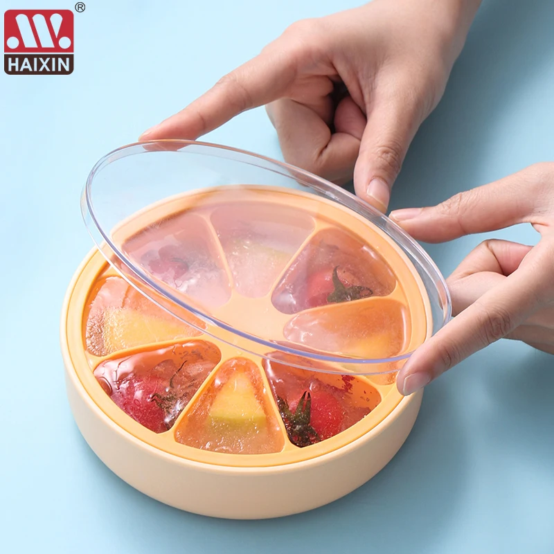 

1PC Silicone Ice Cube Maker Form For Ice Candy Cake Pudding Chocolate Molds Easy-Release Circular Shape Ice Cube Trays Molds