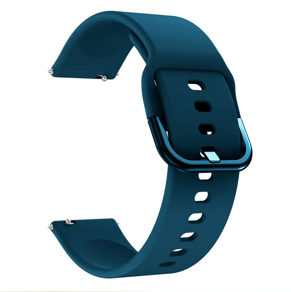 silicone Original watchband For Samsung Galaxy watch active1 active 2 40mm 44mm / 3 41mm smart watchstrap Replacement bracelet