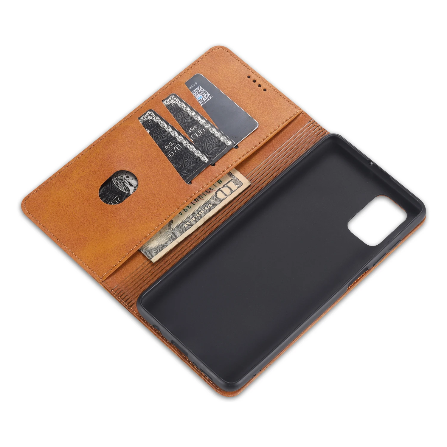 AZNS Leather Flip Case For Samsung M02 M11 M31 M51 M62 F62 NOTE 10 Lite Wallet Cards Stand Phone Cover