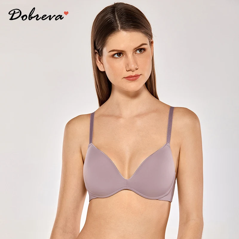 Women\'s T-shirt Seamless Smooth Lightly Lined Wirefree Contour Bra