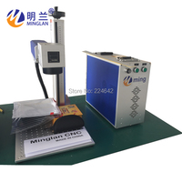 Split Marking Machine 20w 200*200mm Fiber Laser Marking Machine Raycus 20W 30W 50W CNC Split Fiber Laser Marking Machine