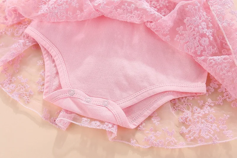 Ropa y vestidos para bebé recién nacido, Estilo Princesa de algodón, vestido de bautizo para bebé, 0, 3, 6 meses, 2020