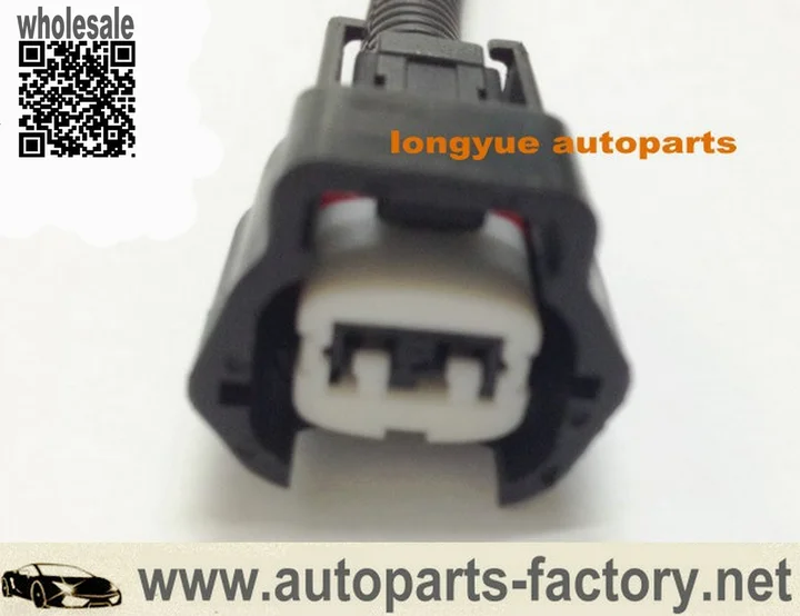 Longyue 10pcs Female to Male Nippon Denso Fuel Injector Connectors Adapters for Nissan