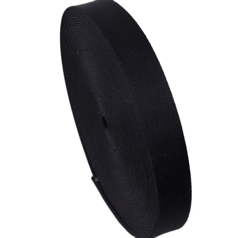 

Black 38MM Heavy Thick Twill Nylon Webbing High Quality 100% Pure