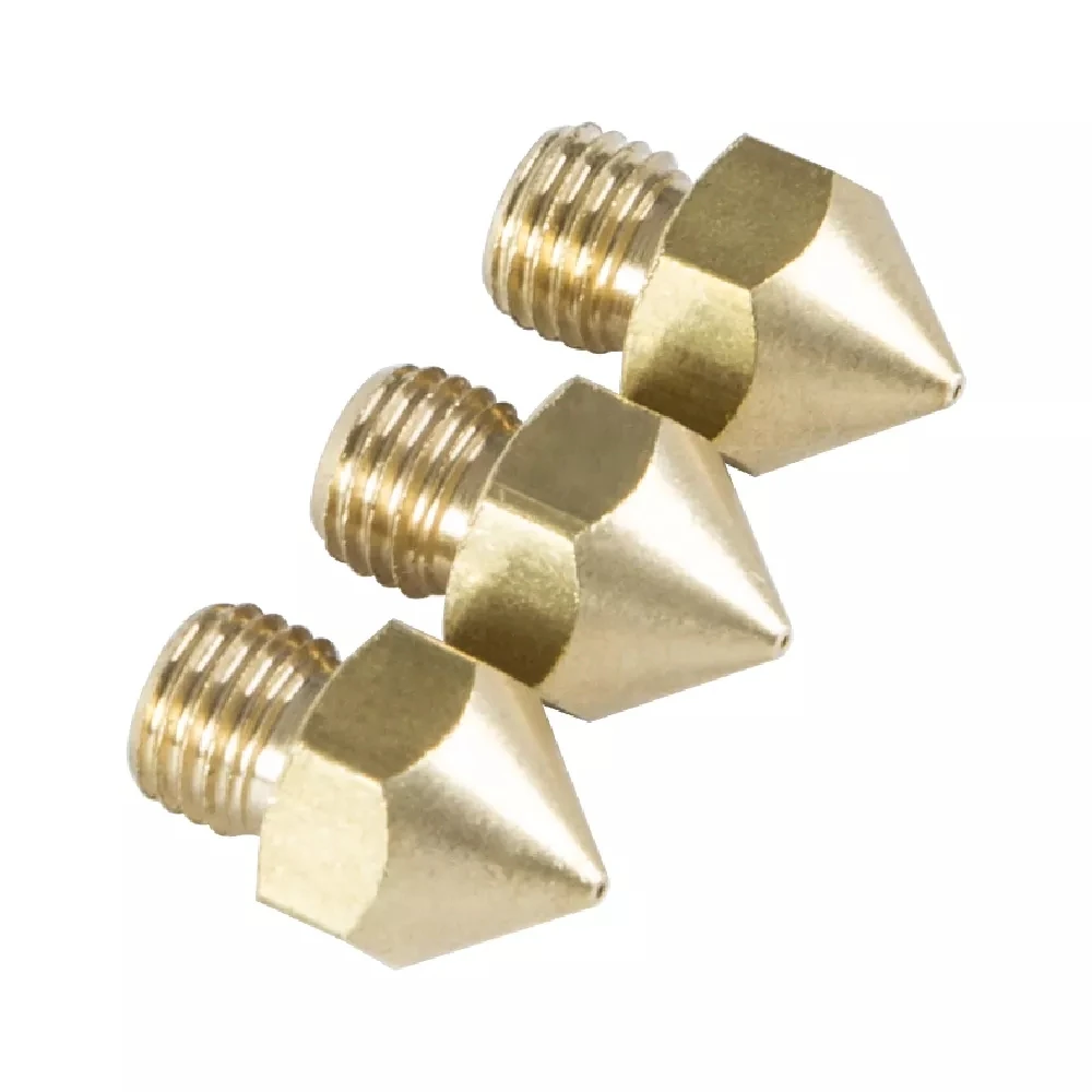 CREALITY CR-10S Pro/ V2/CR-10 MAX 3/5PCS Brass Nozzle 0.2/0.4/0.6/0.8/1.0MM For CR-10S Pro/CR-10 MAX 3D Printer