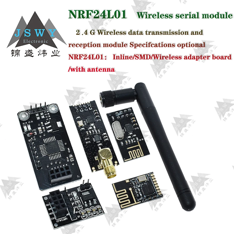 NRF24L01+ 2.4G wireless data transmission module 2.4GHz upgrade version NRF24L01+PA+LNA 1000 Meters For Arduino Free Shipping