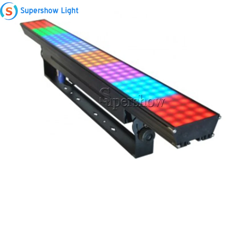 

160Pcs RGB Wall Washer LED Pixel Tube DMX Bar Light Individual Control Pixel Stage Light Dj Bar Light Music Disco Ball Lamp Club