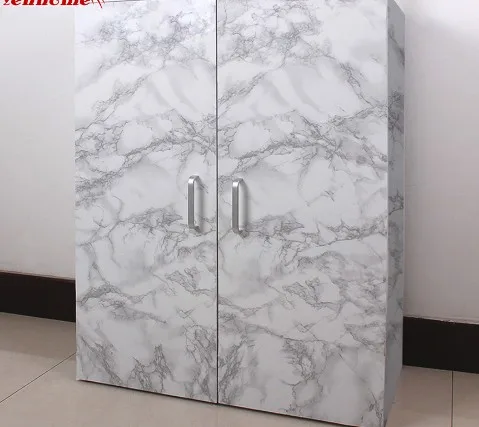 Marble Vinyl Self Adhesive Wallpaper for Bathroom Kitchen Cupboard Table Wall Contact Paper PVC Waterproof Wall Stickers