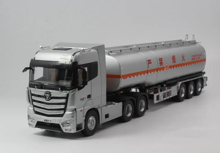 Collectible Diecast Model Gift 1:36 Scale Foton Auman EST-A Container Oil Tanker Truck Vehicles DieCast Toy Model,Business Gift