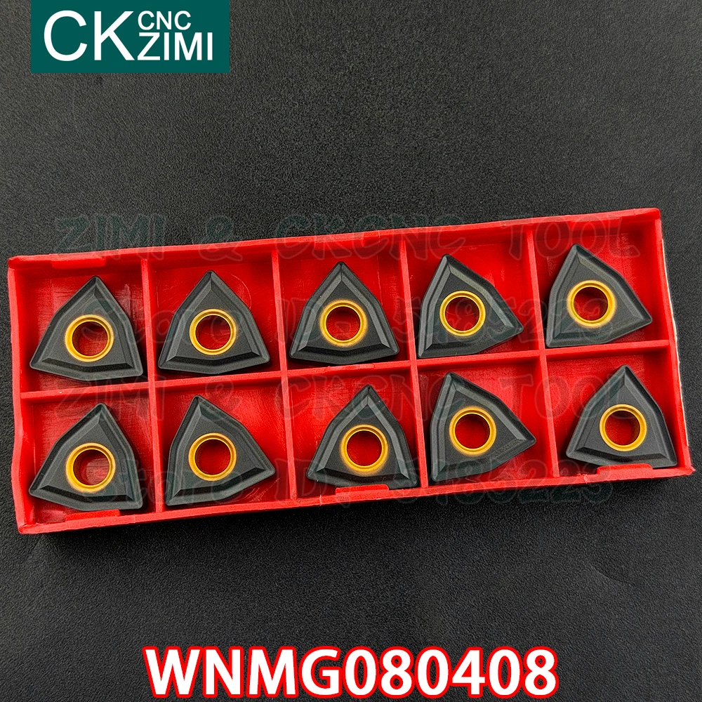 10P WNMG080408 WNMG 080408 Carbide Inserts External Turning Inserts Tools CNC mechanical Metal lathe Cutting Tools for cast iron
