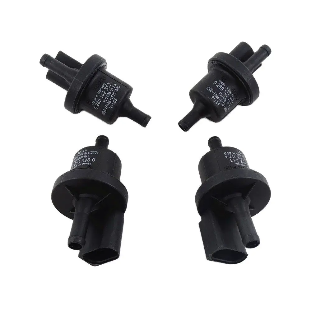 4 Pcs Car Valve Canister Purge Vent Solenoid For A3 A6 A8 S4 TT Golf Passat B5 Touareg Bettle 0280142353 1C0906517A 1C0 906 517A