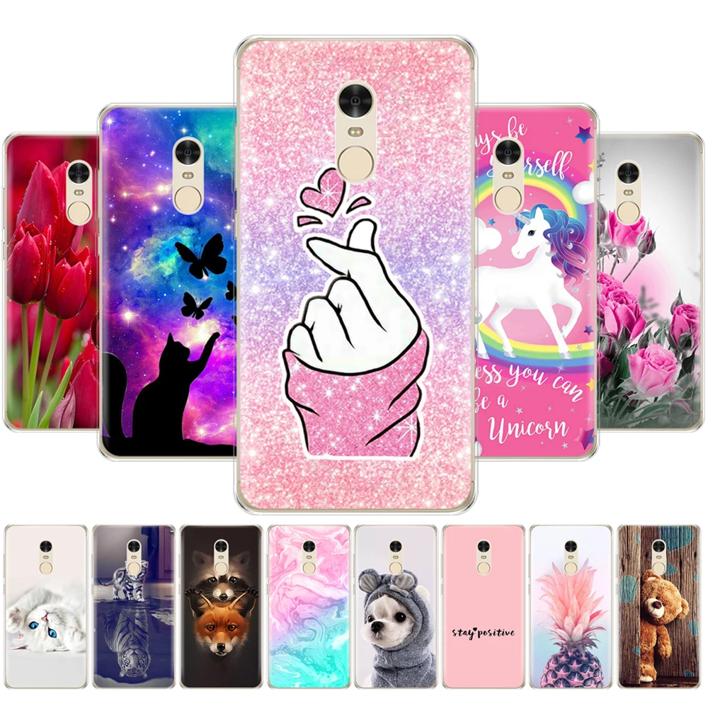 For Xiaomi Redmi Note 4/note 4 pro Case Silicon Soft TPU Back Phone Cover for Redmi Note 4X/note 4x pro global version Coque