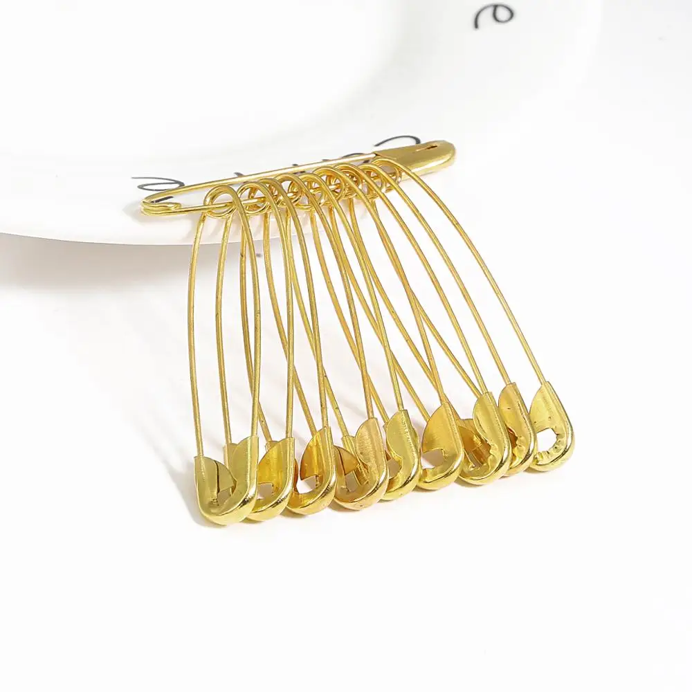 50pcs needlework safety pins gold silver DIY Sewing Tools Accessories Pin Brooch Apparel