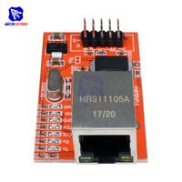 Mini W5100 LAN Ethernet Shield Network Board Module R3 W5100 3.3V 5v Compatible For Arduino Ethernet  Mega 2560 Mega2560