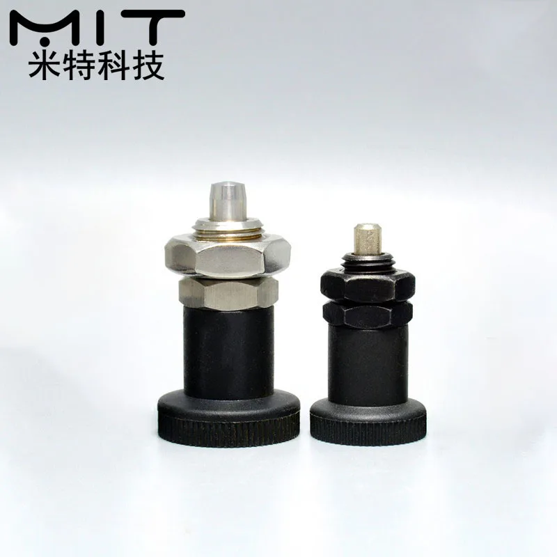 free shipping 1pcs M12 M16 Self-Locking Type Index Plunger or Return Position Type Indexing Plungers with Plastic Knob in stock