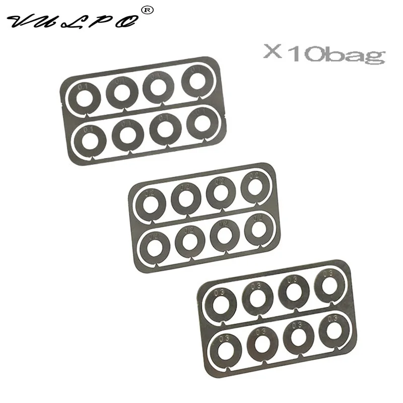 VULPO 10bag/lot  Gear Shim Stainless Steel Super Precision Shims 0.1&0.2&0.3mm For Gearbox Up[grade