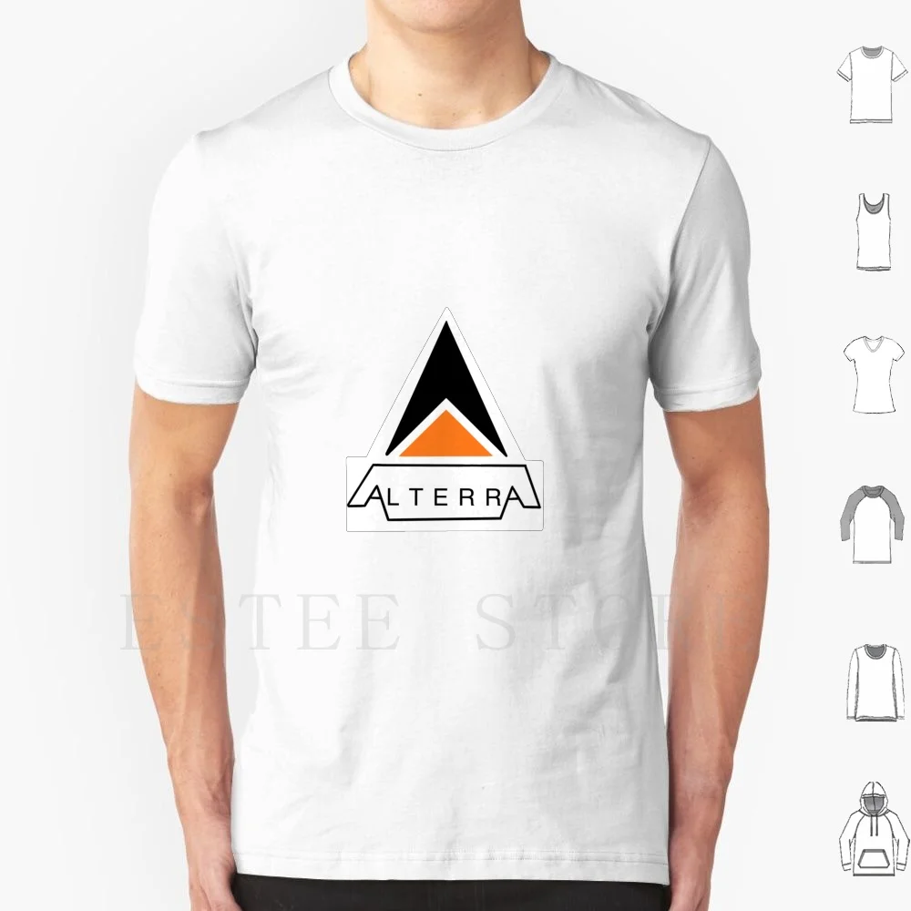 Alterra , Alterra Corp. Logo T Shirt DIY Big Size 100% Cotton Alterra Subnatica Alterra Corp Below Zero Logo Fan Art Video