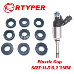 100 PCS GDI Direct Fuel Injector Rubber Gasket 22040 For Denso Injection