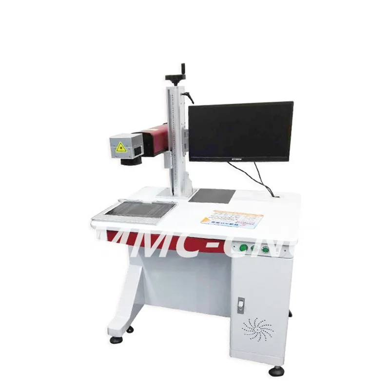 30W Small Fiber Laser Marking Machine/Pet Brand Engraving Machine for Plastic Stainless Steel Gold, Silver, Aluminum Engraving