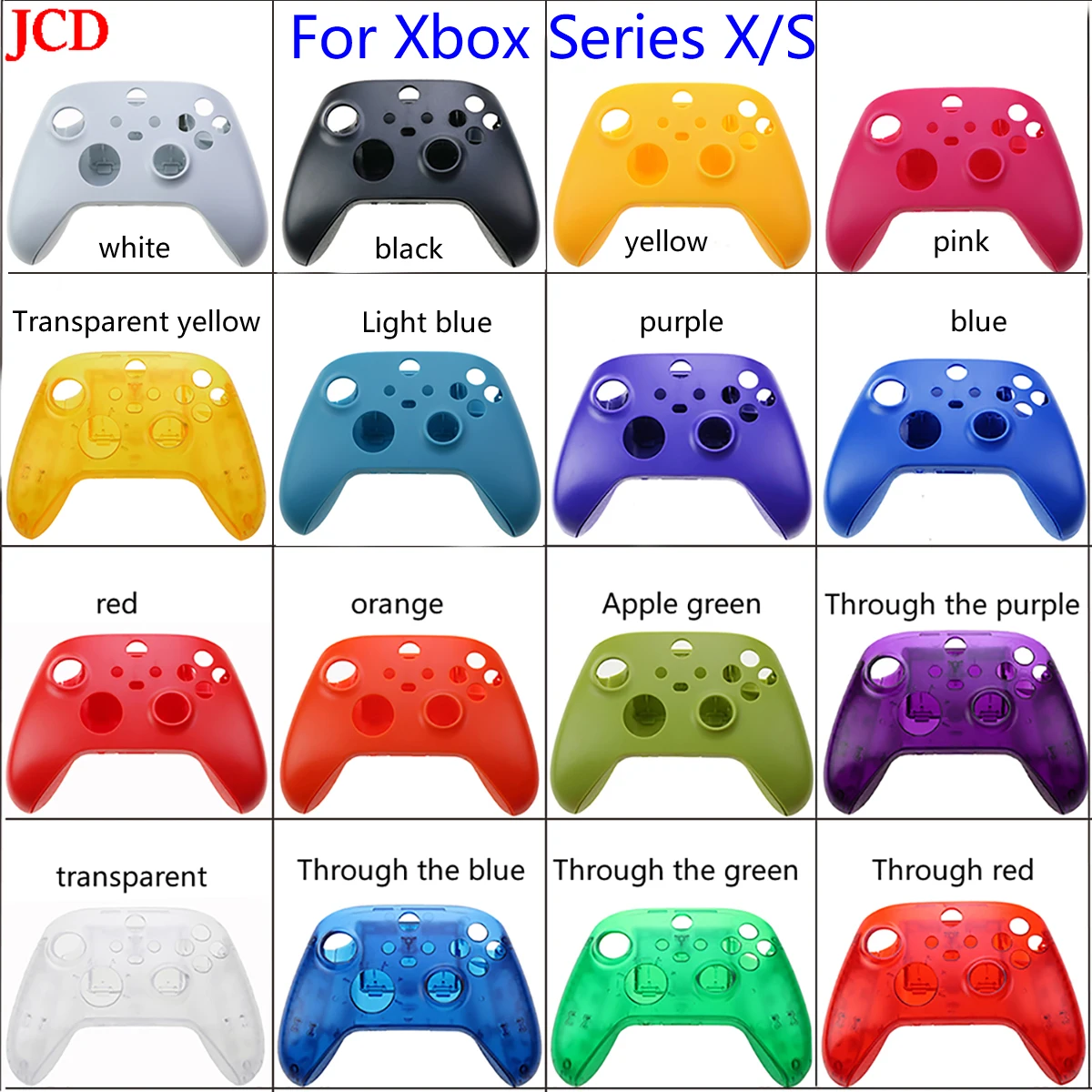 

JCD 1 Pcs Suitable For Xbox Series X/S Gamepad Controller Shell, Protective Cover, Handle Cover & Bottom Cover