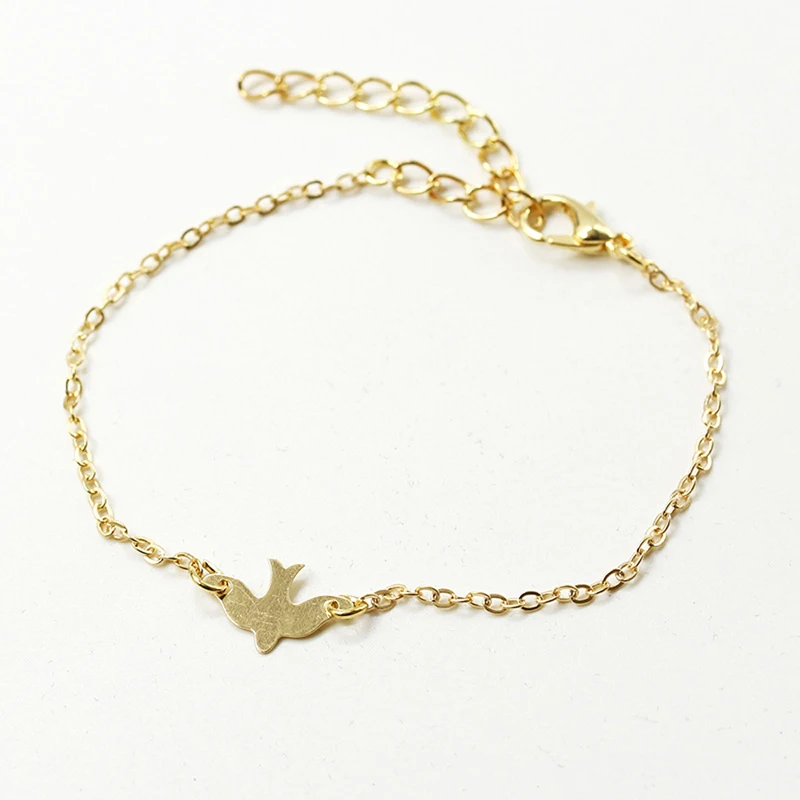 SUMENG 2024 New Fashion Peace Dove Bracelets Extreme Simplicity Choker  Statement  For Women Jewelry Gifts