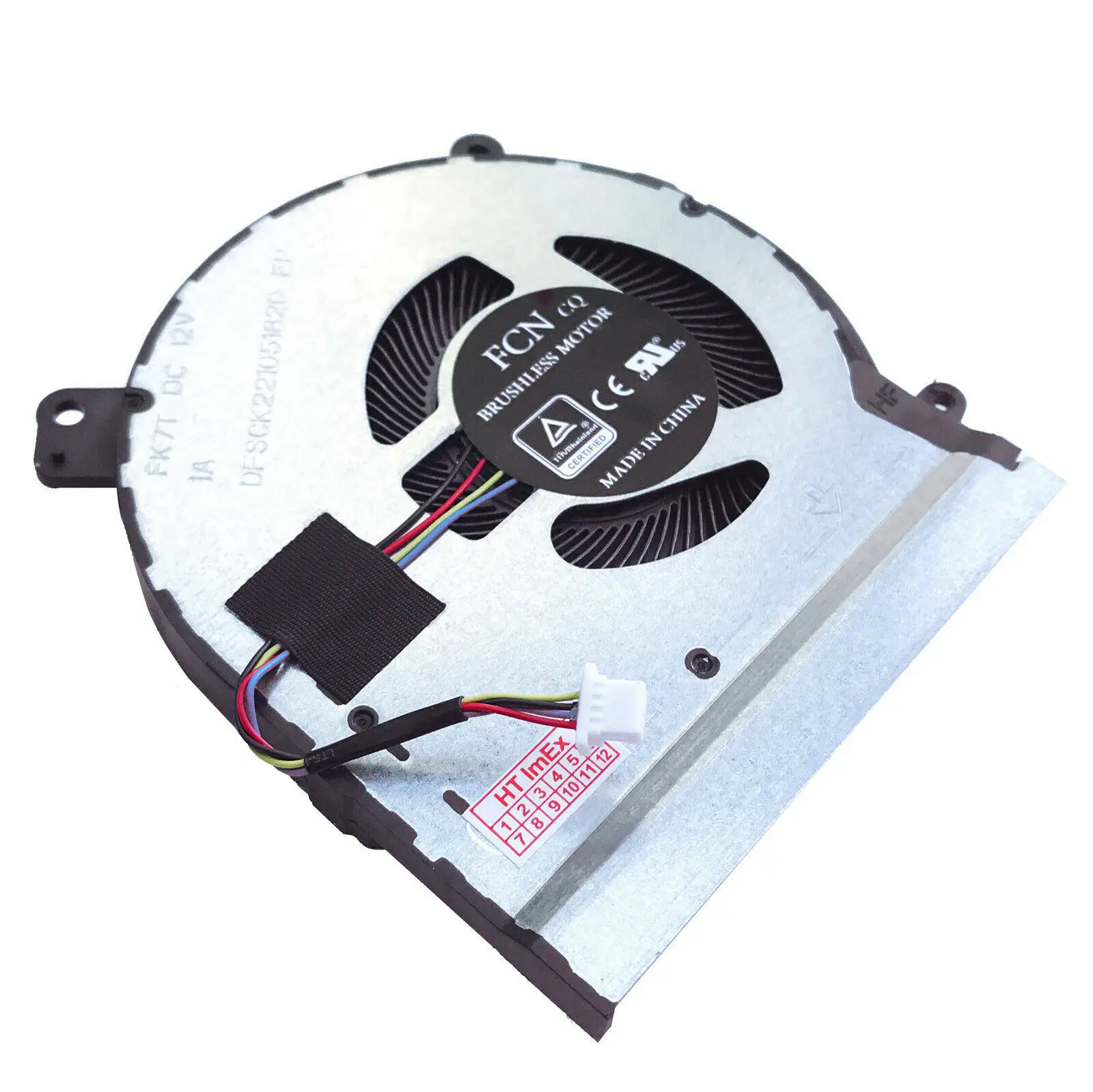 Imagem -05 - Portátil Cpu Gpu Ventiladores de Refrigeração para Asus Rog Strix Gl504 Gl504g Gl504gm Gl504gw gs Cooler Fan 13nr00l0p12011 13nr00l0p11011 12v