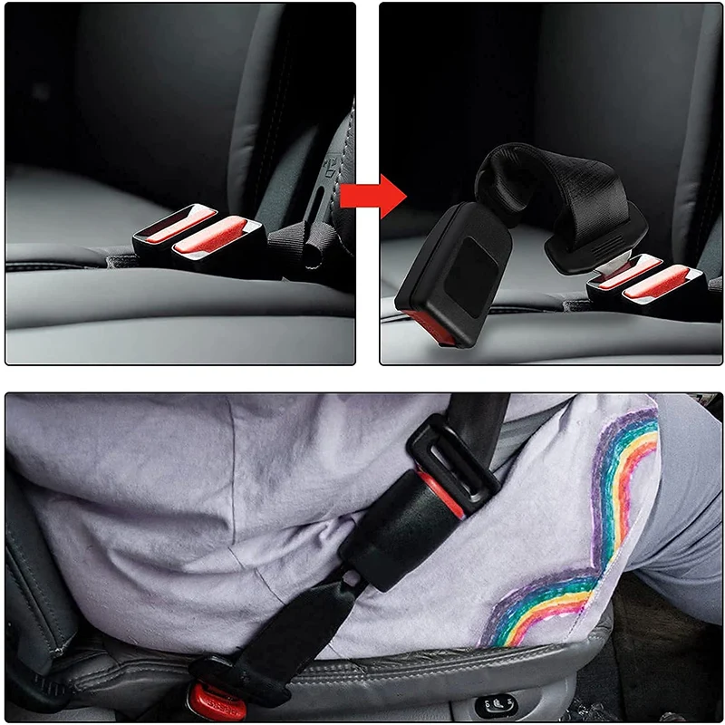 36cm Car Seat Belt Extender Safety Belt Buckle Extension Adjustable Seatbelt Clip Plug Universial Auto Car Interior Accessories