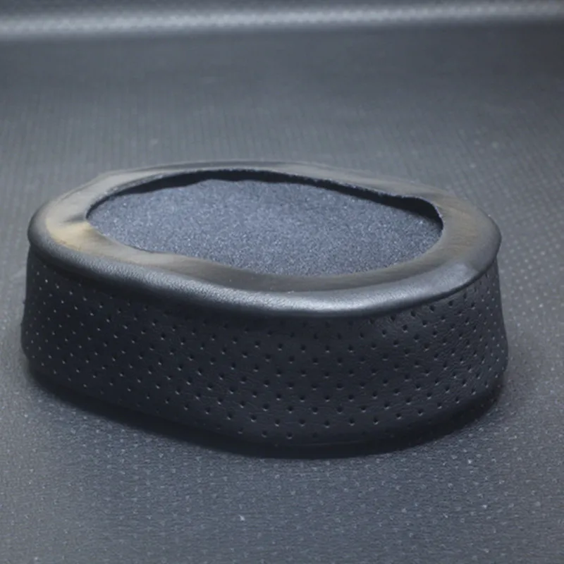 وسادة أذن من إسفنج الذاكرة مناسبة 100X80MM 110X90MM 95X75MM 90X70MM 105X85MM للكبير فوق سماعات أذن سوداء