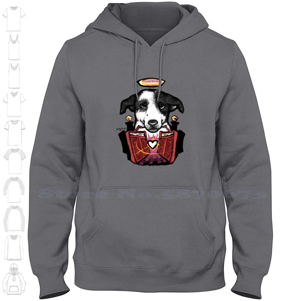 Khalkhali The Angel Long Sleeve Hoodie Sweatshirt Khalkhali Angel Dog Cat Shelter Rescue Animal Animal Rescue Sanctuary