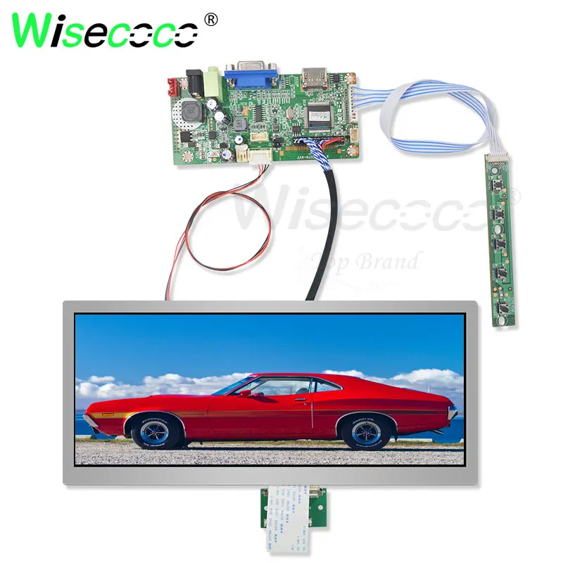 Sunlight Readable Display 1000 Nits High Brightness 10.3 Inch FHD 1920x720 Stretched Bar Automotive Outdoor Projects Touchscreen