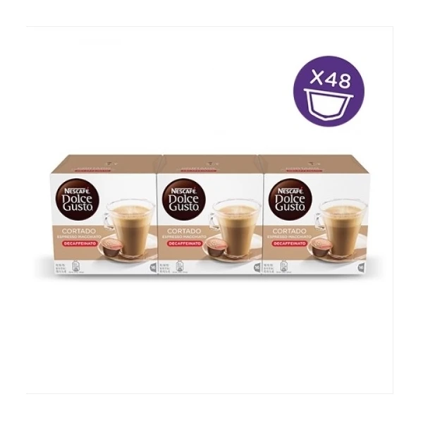 Dolce Gusto – capsules décafainées, 3x16, 48 gélules