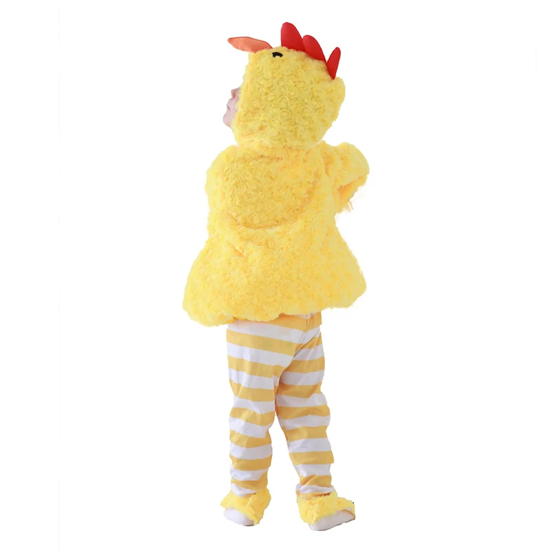 Carnival Chick Costume For Baby New Year Children\'s Yellow Hen Costume Easter Animal Chicken Outfit Plush Suit