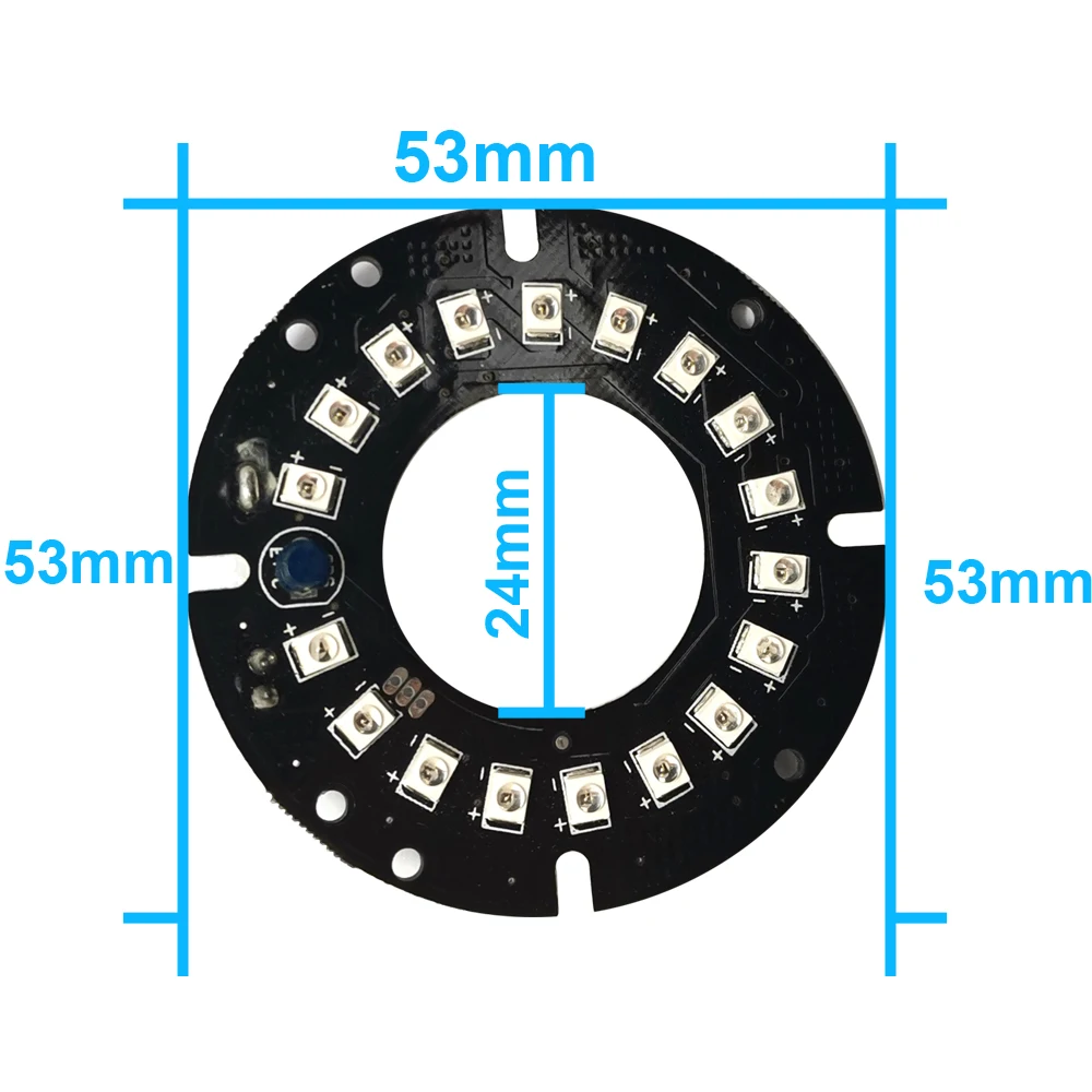 JIENUO Nightvision LED CCTV accessori luce a infrarossi 18 scheda IR per telecamera di sicurezza di sorveglianza IP CCD AHD Cam visione notturna