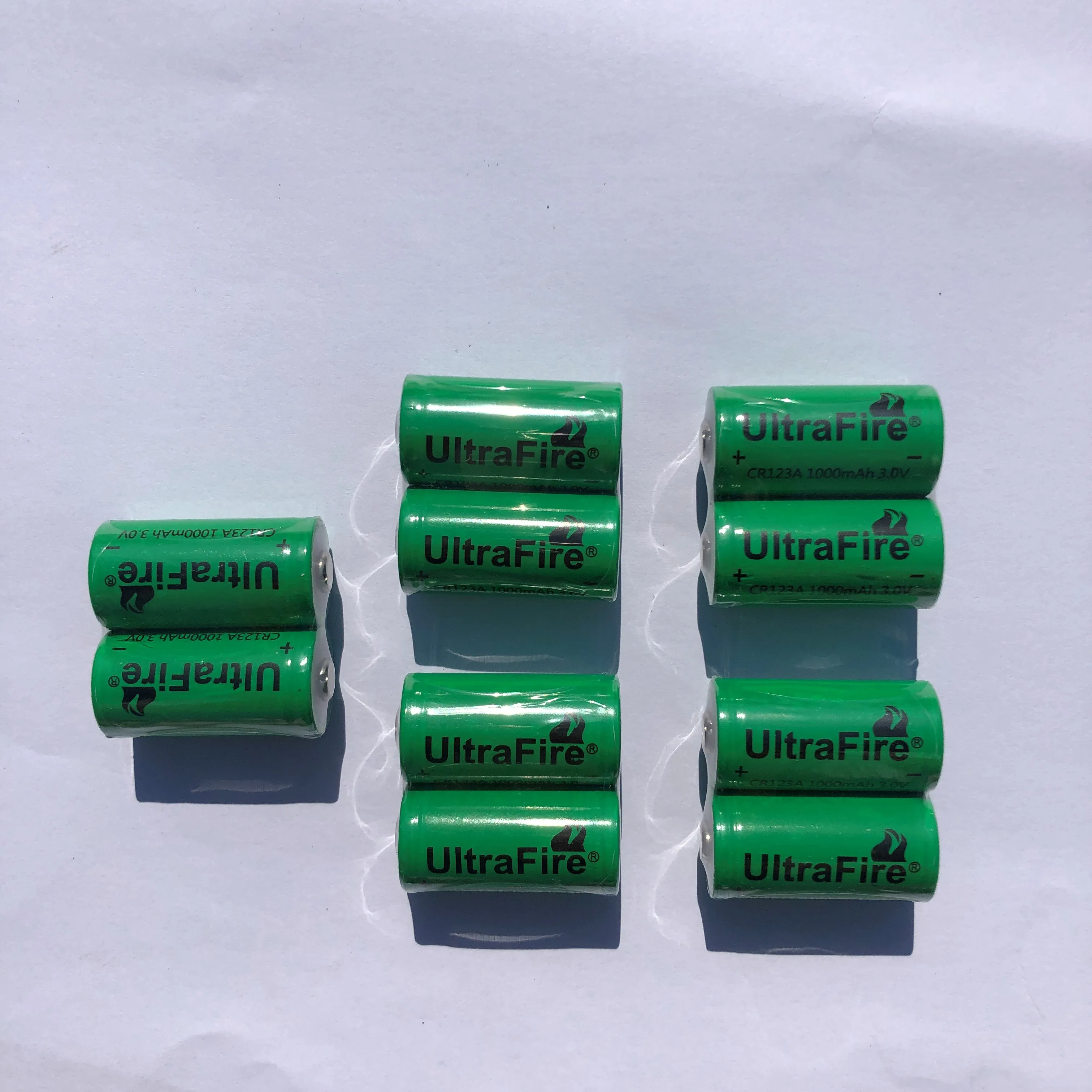 2 -10 pcs. New 3V CR123A 16340 1000mah rechargeable battery , digital camera, made a special battery