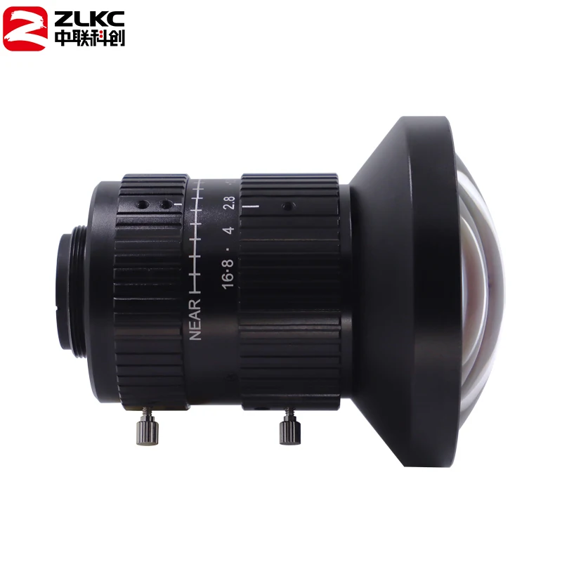 6mm Wide-angle Lens F1.8 C Mount Camera 1.1 Inch 12MP Manual Iris FA Low Distortion for Machine Vision Cameras HK0618MP12