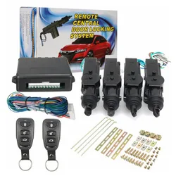 Universal Car Remote Control Central Door Locking System Kits DC 12V Vehicles Anti-theft Alarm Keyless Entry System