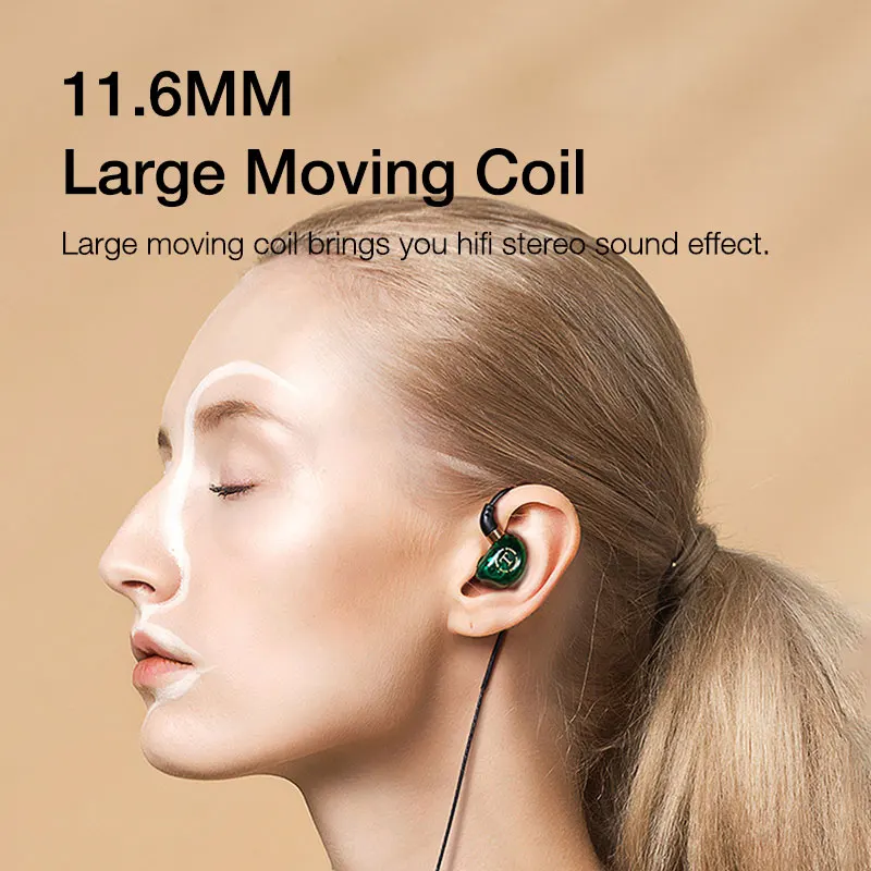 EARDECO 헤드폰 헤드셋 (마이크 포함) HiFi 유선 헤드폰 중저음 인이어 이어폰, 스포츠 와이어 폰 이어버드 모바일 헤드셋 스테레오