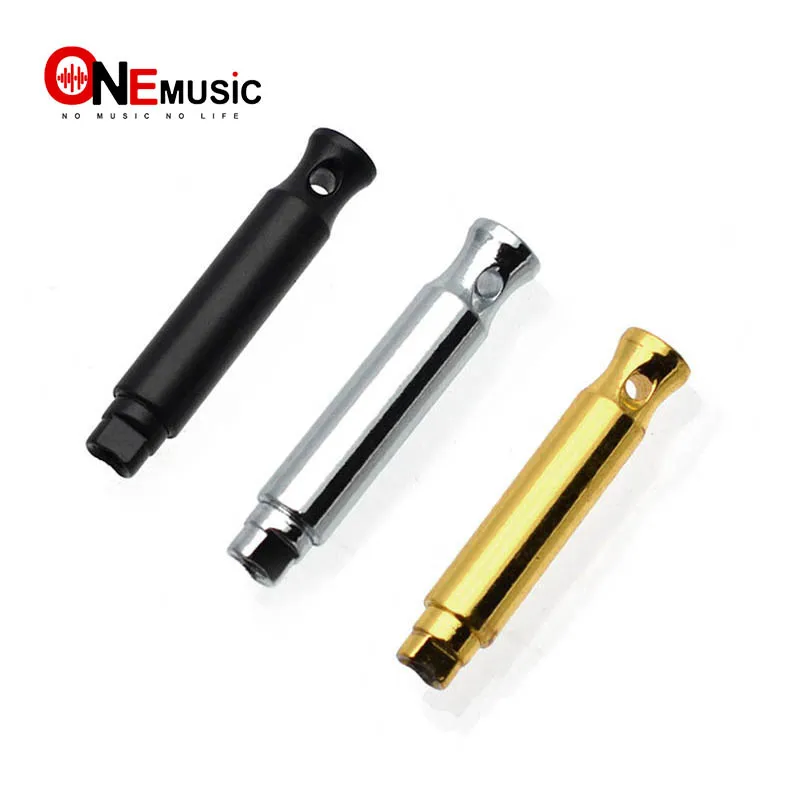 12PCS Guitar Machine Head Steel Shaft String Reel Guitar Tuner Leg End Hole Black/Gold/Chrome