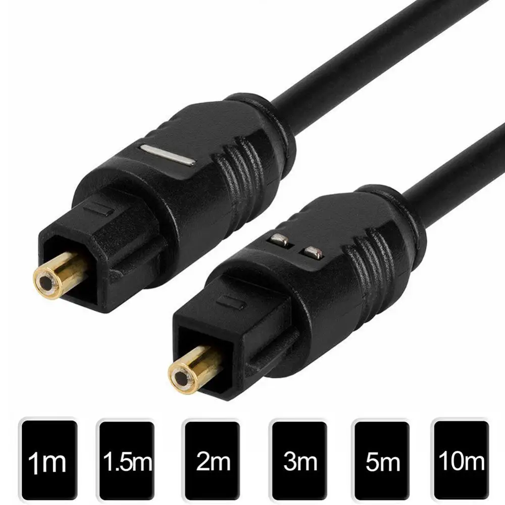 New Digital Optical Audio Cable 1m 5m For Amplifiers Blu ray DVD Toslink SPDIF Cable for 360 Soundbar Fiber Cable