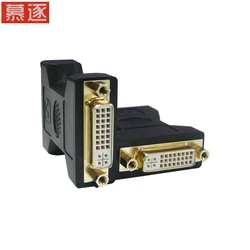 DVI to DVI adapter Female to Female Converter Gold Plated DVI 24+5 F-F Connector High Quality DVI Female to Female Joiner