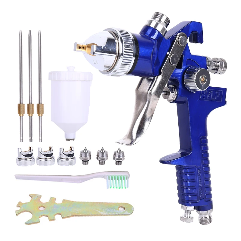 Gravity Spray Gun HVLP Sprayer Air Paint Guns 1.4/1.7/2.0mm Painting Cars Furniture Wall Professional Airbrush Pneumatic Tool