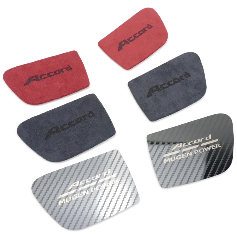 New Sport Short Plush Car Interior Door Handle Trim For Honda Accord 9th 2012 2013 2014 2015 2016 2017 Accessories CN