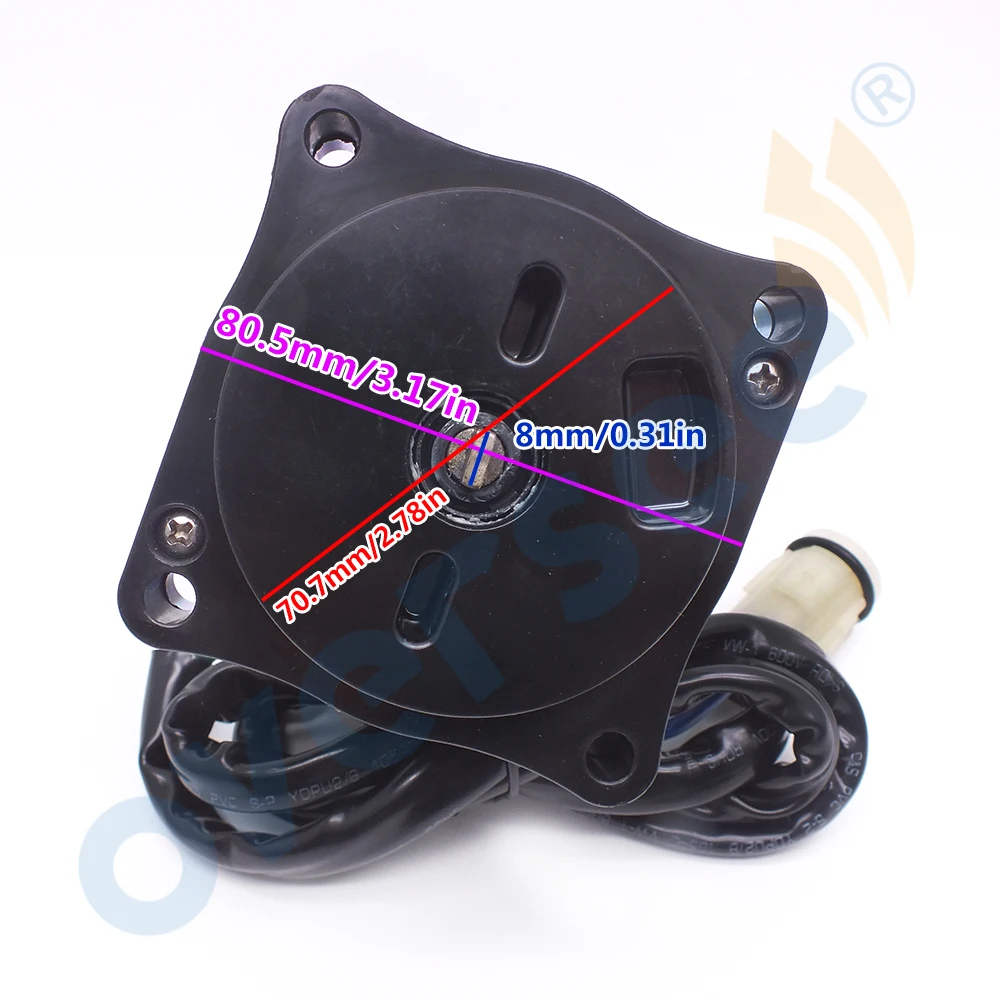 38100-87L10 Trim Motor 12V For Suzuki Outboard Motor DF70 DF85 DF90 with Round Wire Socket 38100-87L00;38100-87L03;38100-87L04